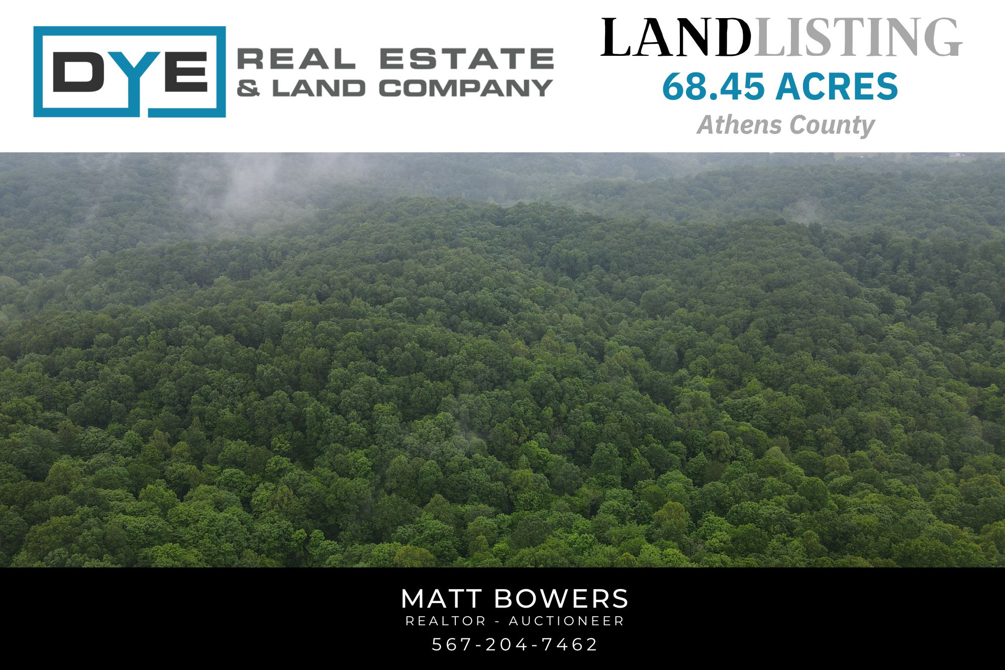 68.45 +/- Acres - Athens County