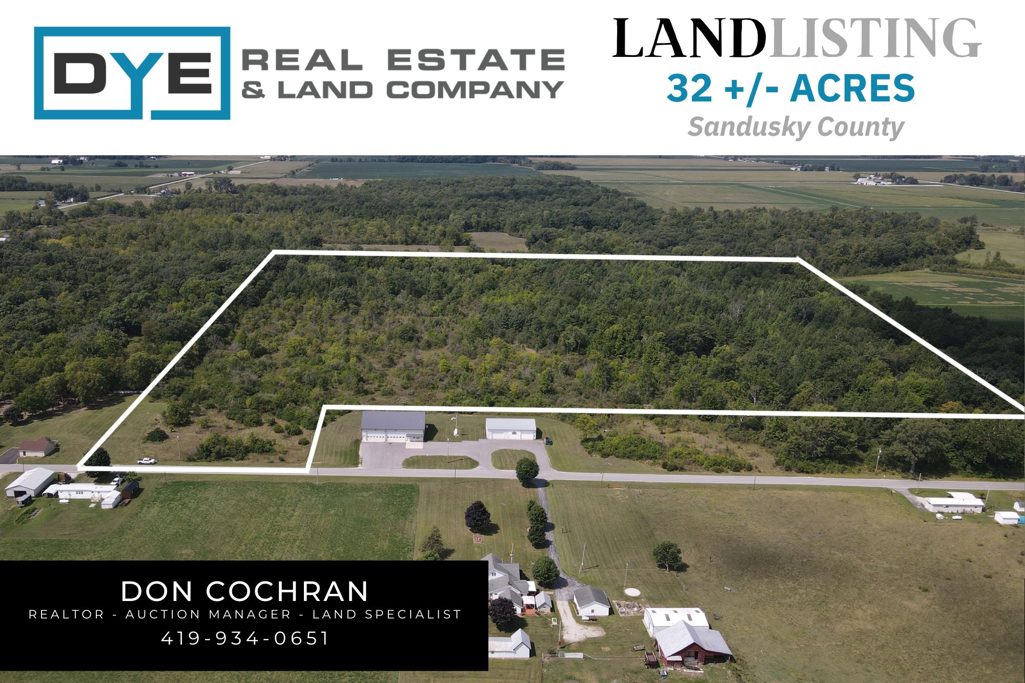 32 +/- Acres, Sandusky County, Scott Township