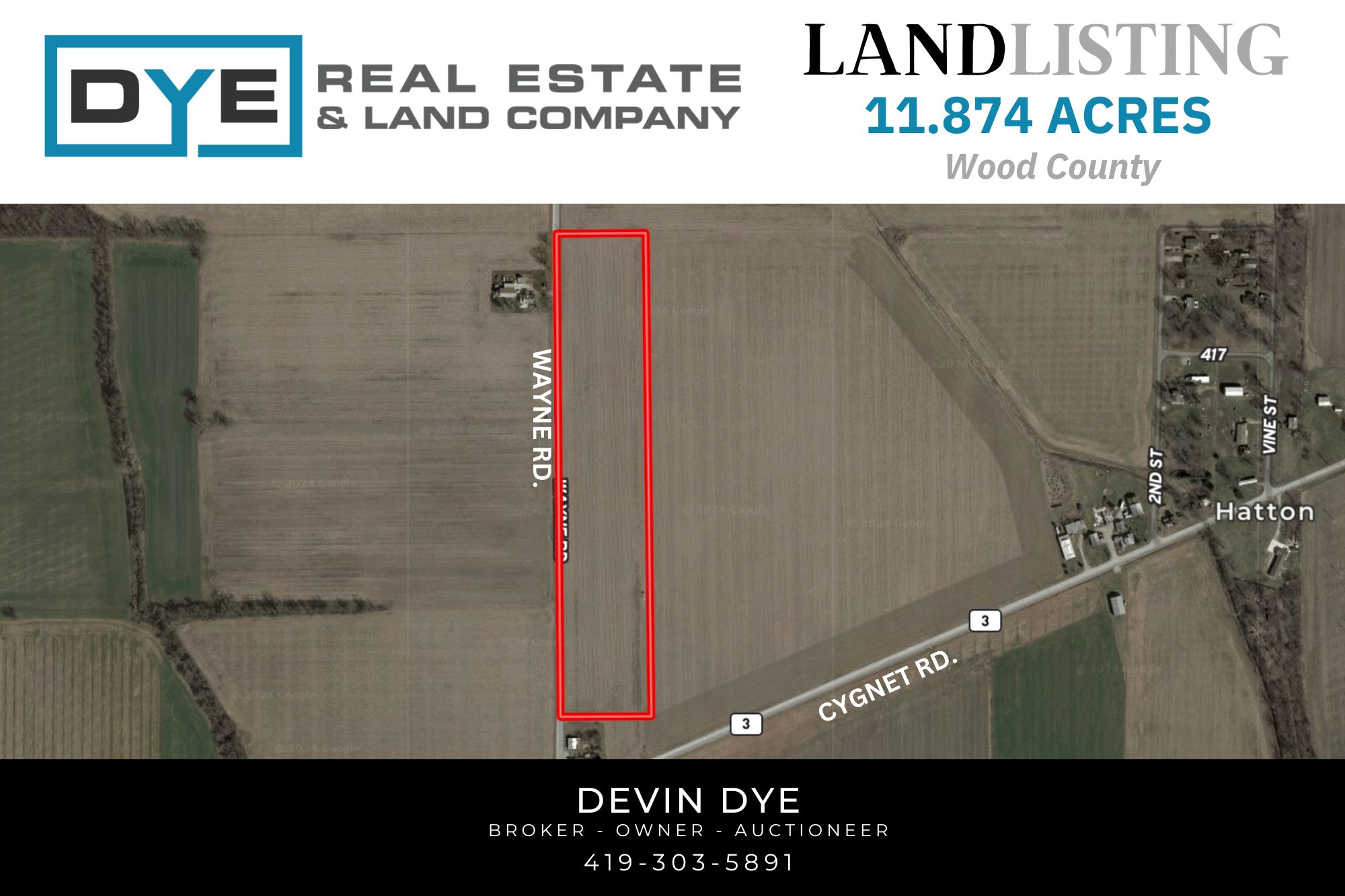 11.874 Acres, Wood County, Perry Township