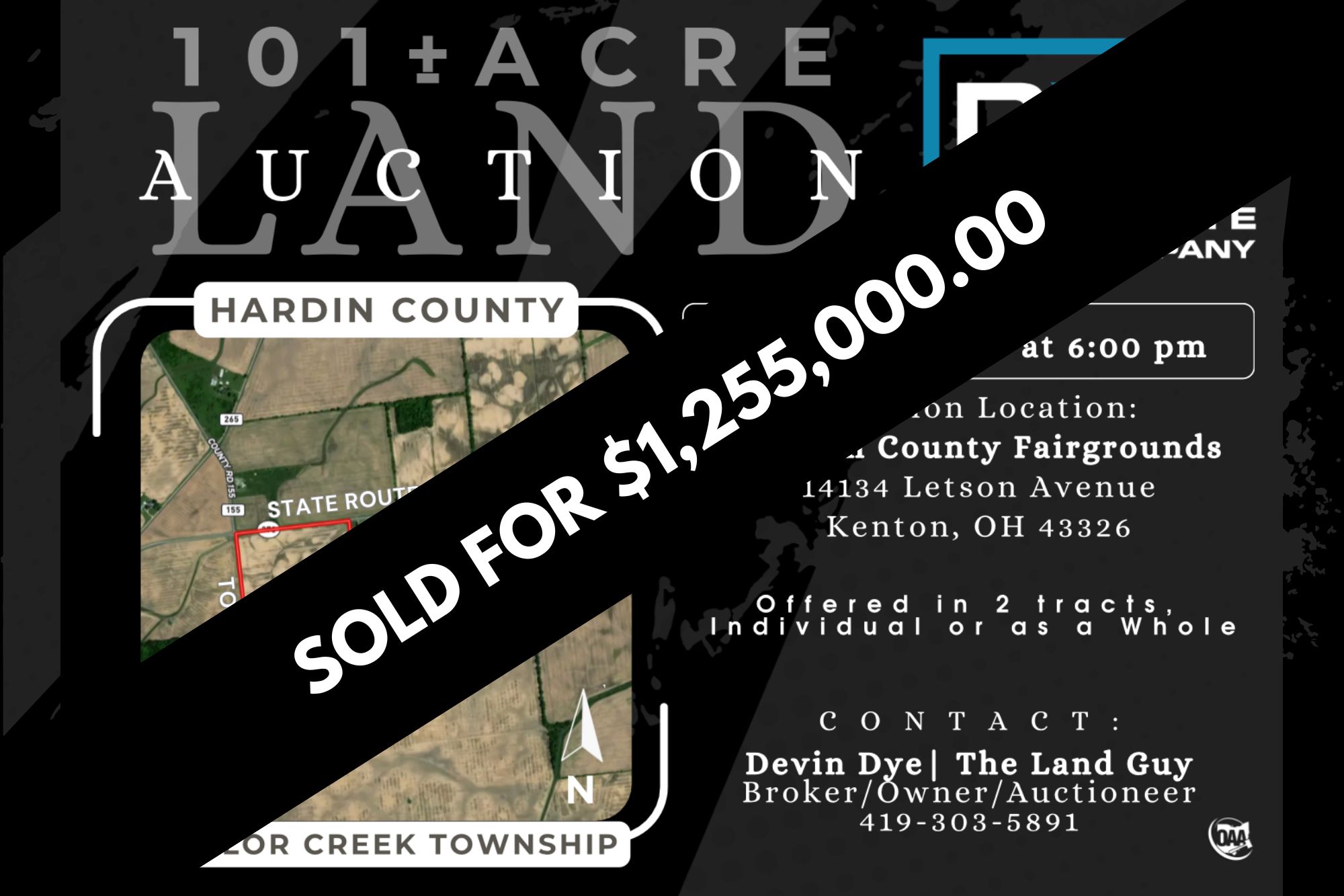 101.25 +/- Acres, Hardin County, Taylor Creek Township