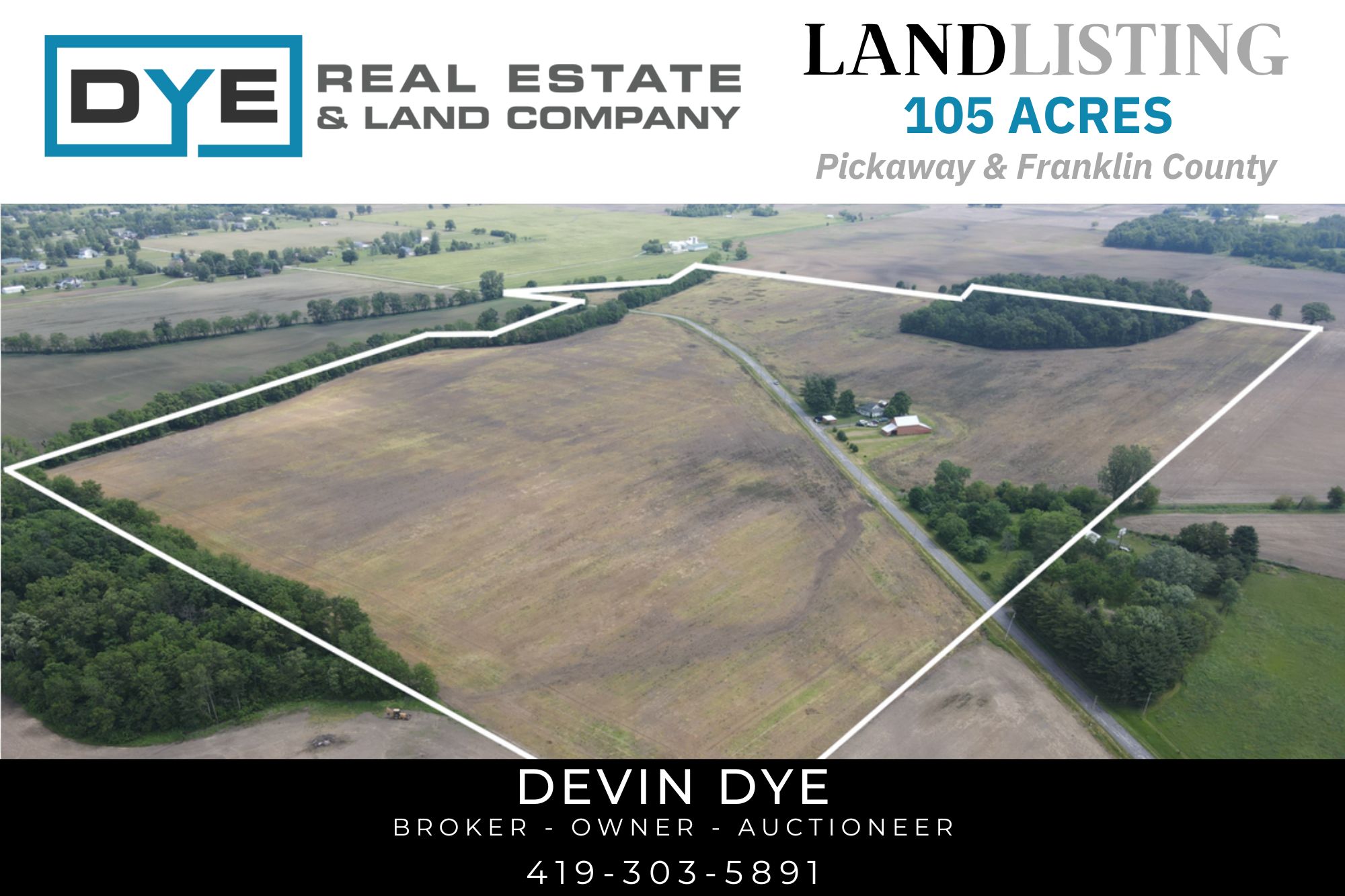 105 +/- Acres, Franklin & Pickaway County 