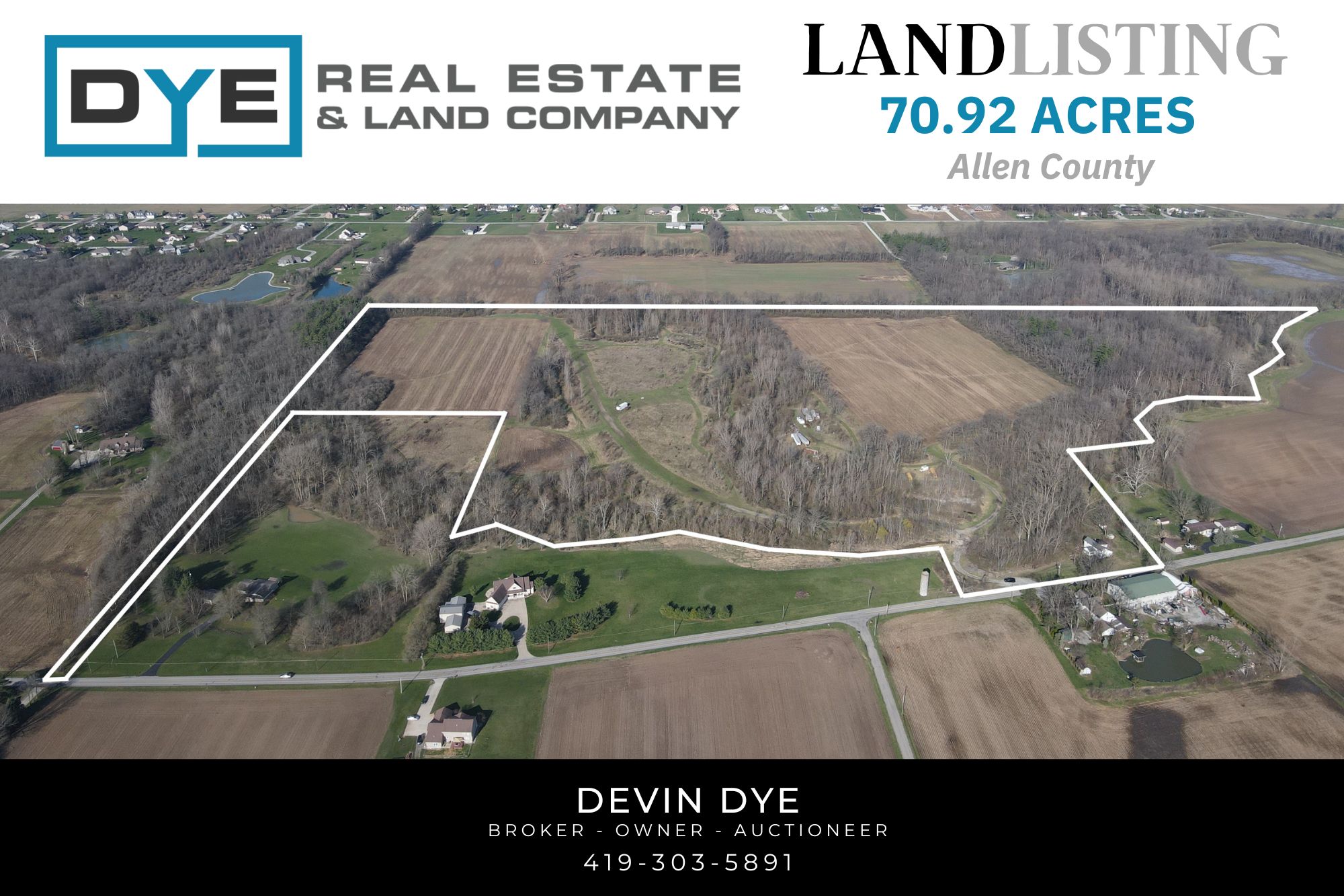 70.92 +/- Acres, Allen County